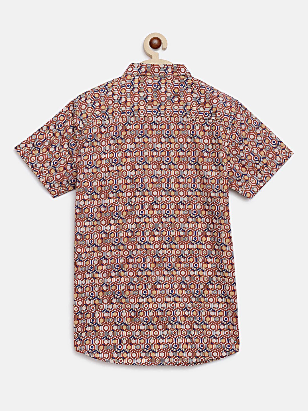 Baus Geometrical Pattern Half sleeve Shirt - BAUS Brands