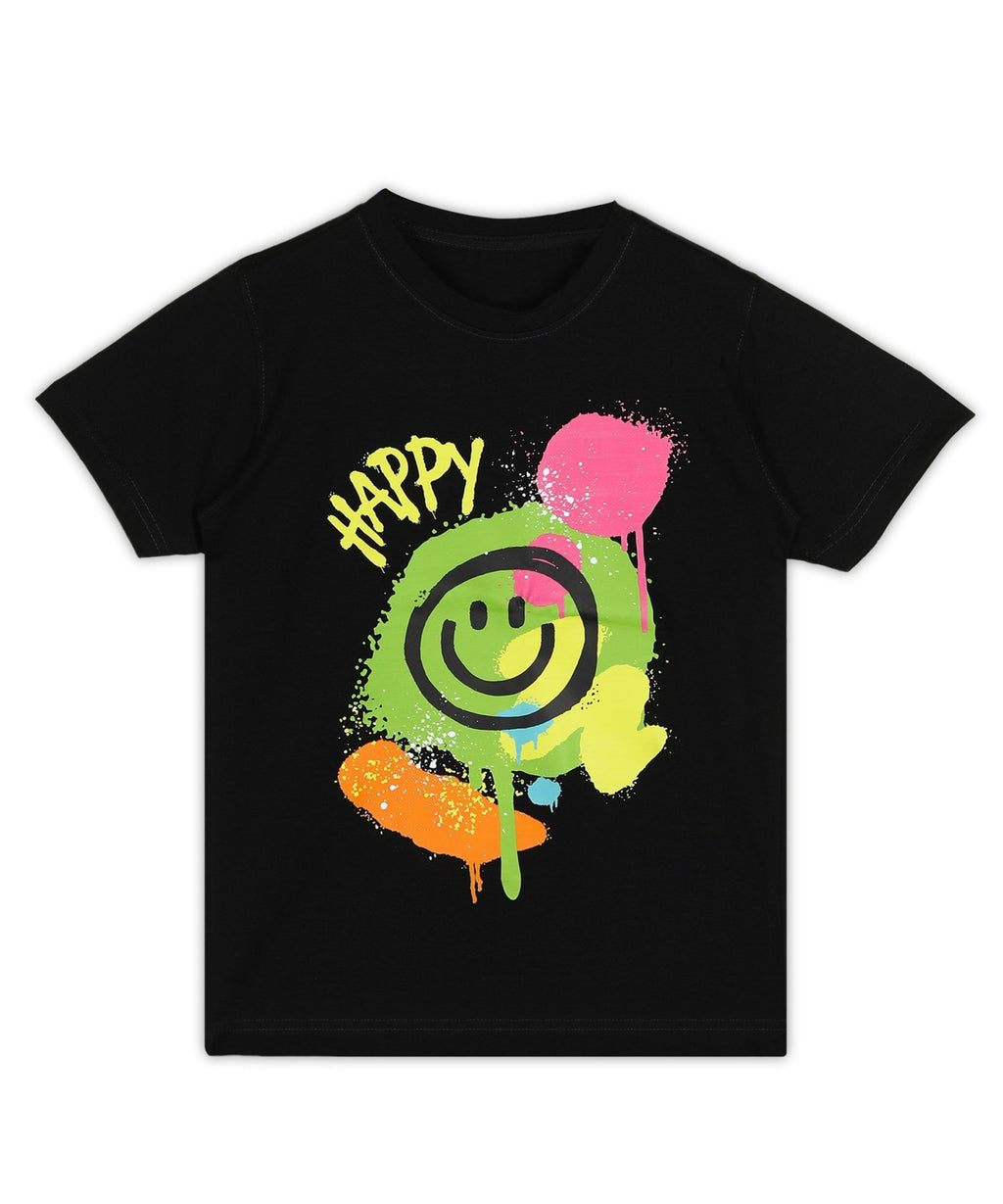 Baus Happy Emoji Printed T-shirt - BAUS Brands
