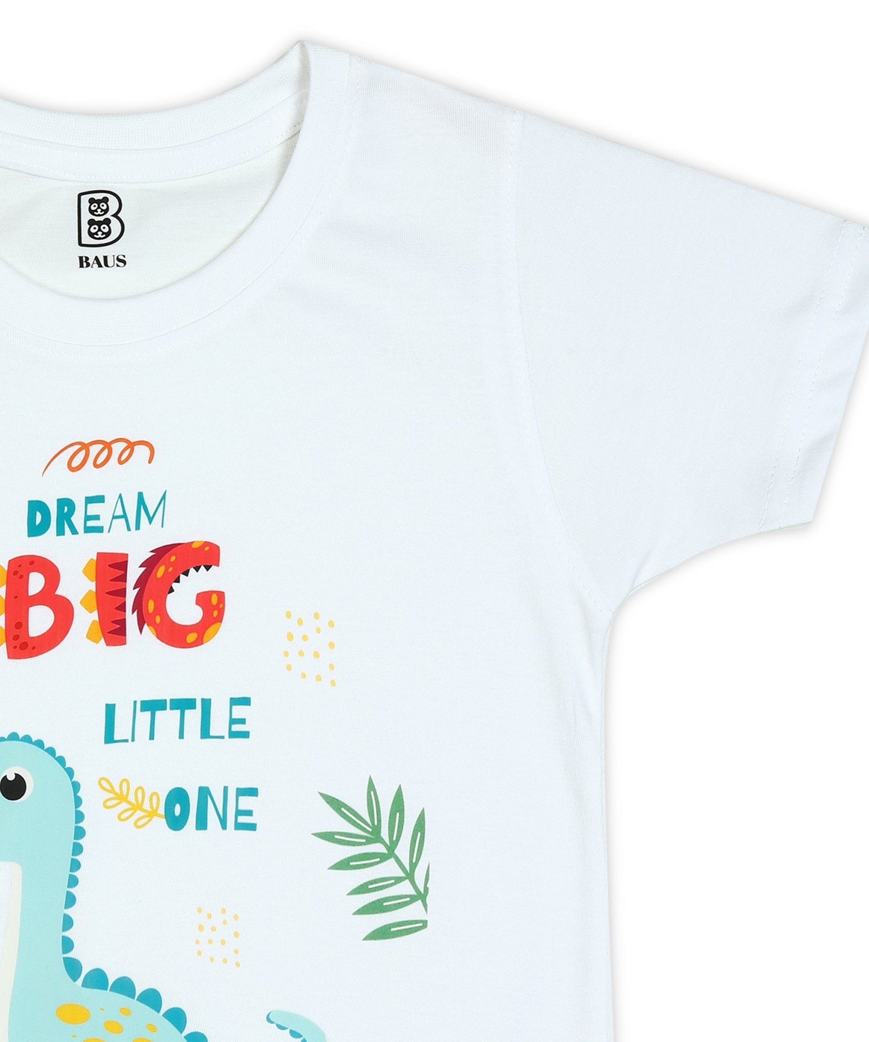 BAUS Dream Big Dino Printed T-shirt - BAUS Brands
