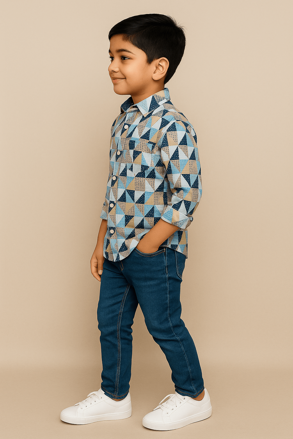 Baus Abstract Design Shirt