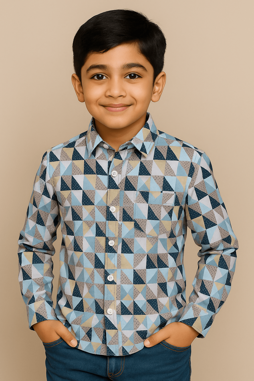 Baus Abstract Design Shirt