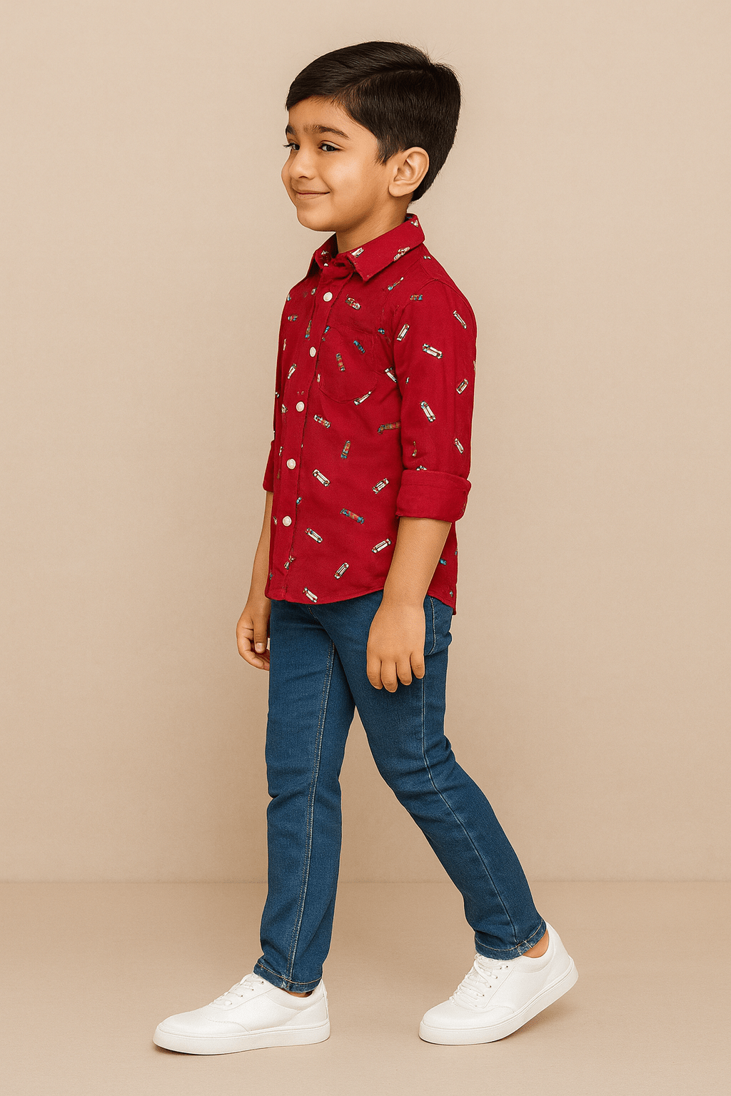 Baus Skate Board Printed Shirt