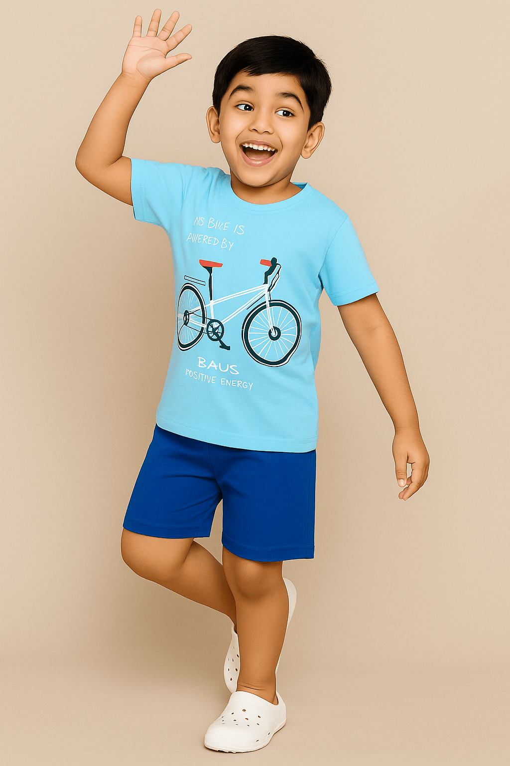 Baus Cycle Print Clothing Set