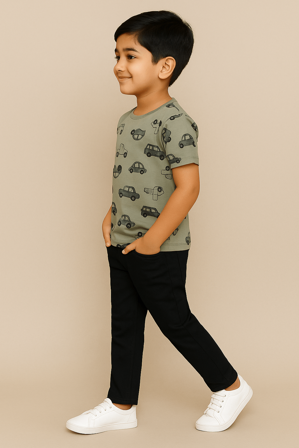 Baus Car print T-shirt