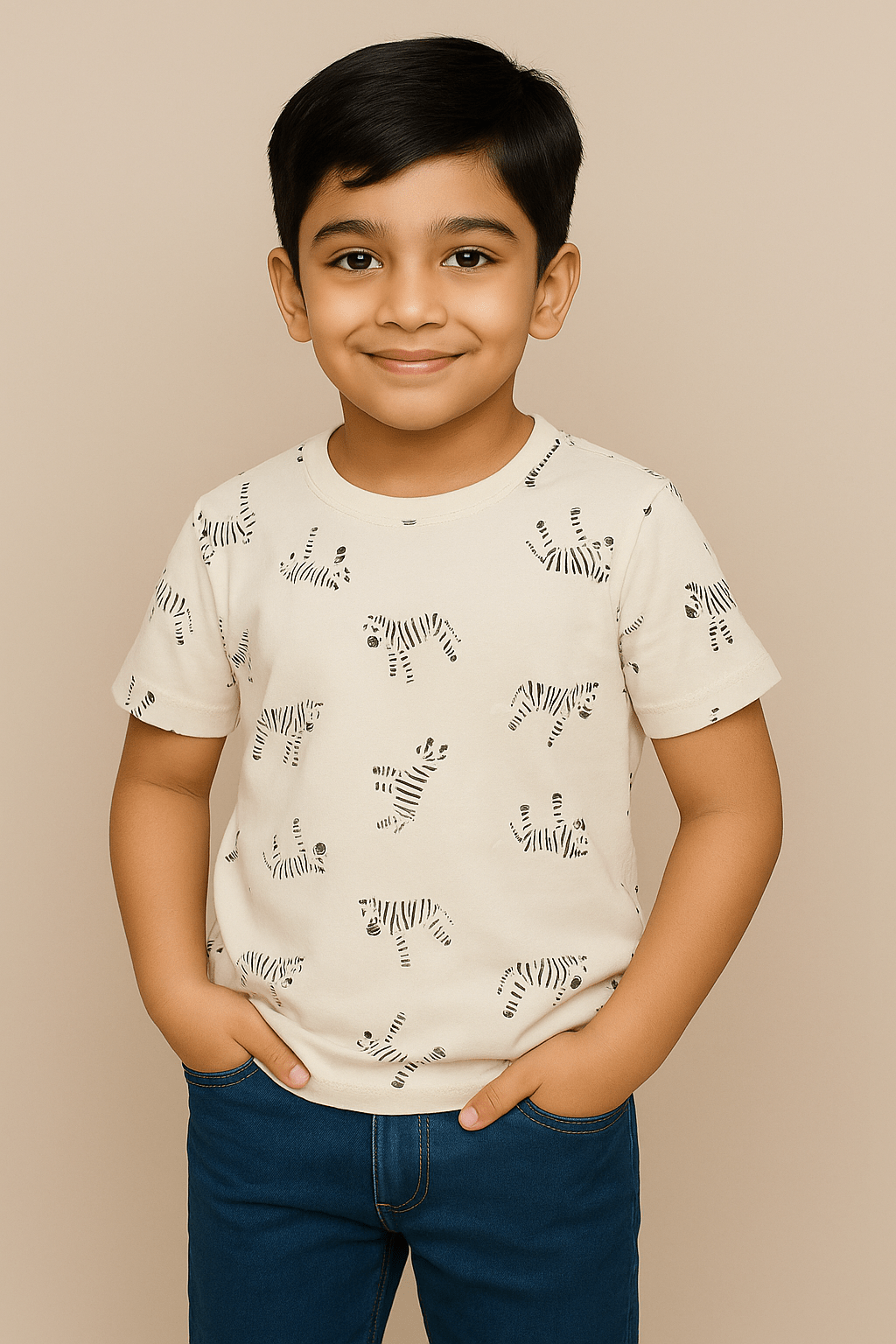 Baus Zebra Printed T-shirt