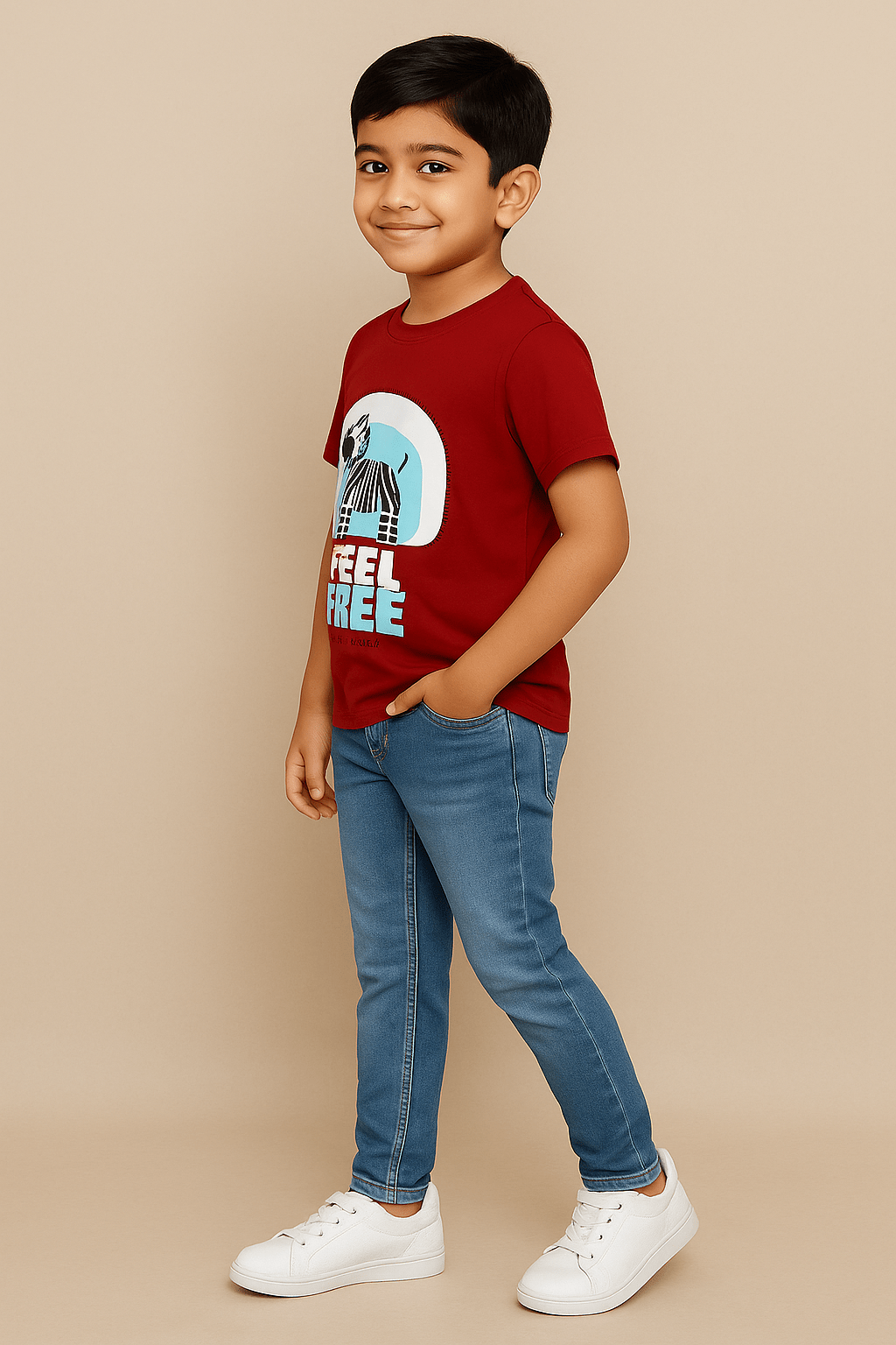 Baus Feel Free Printed T-shirt