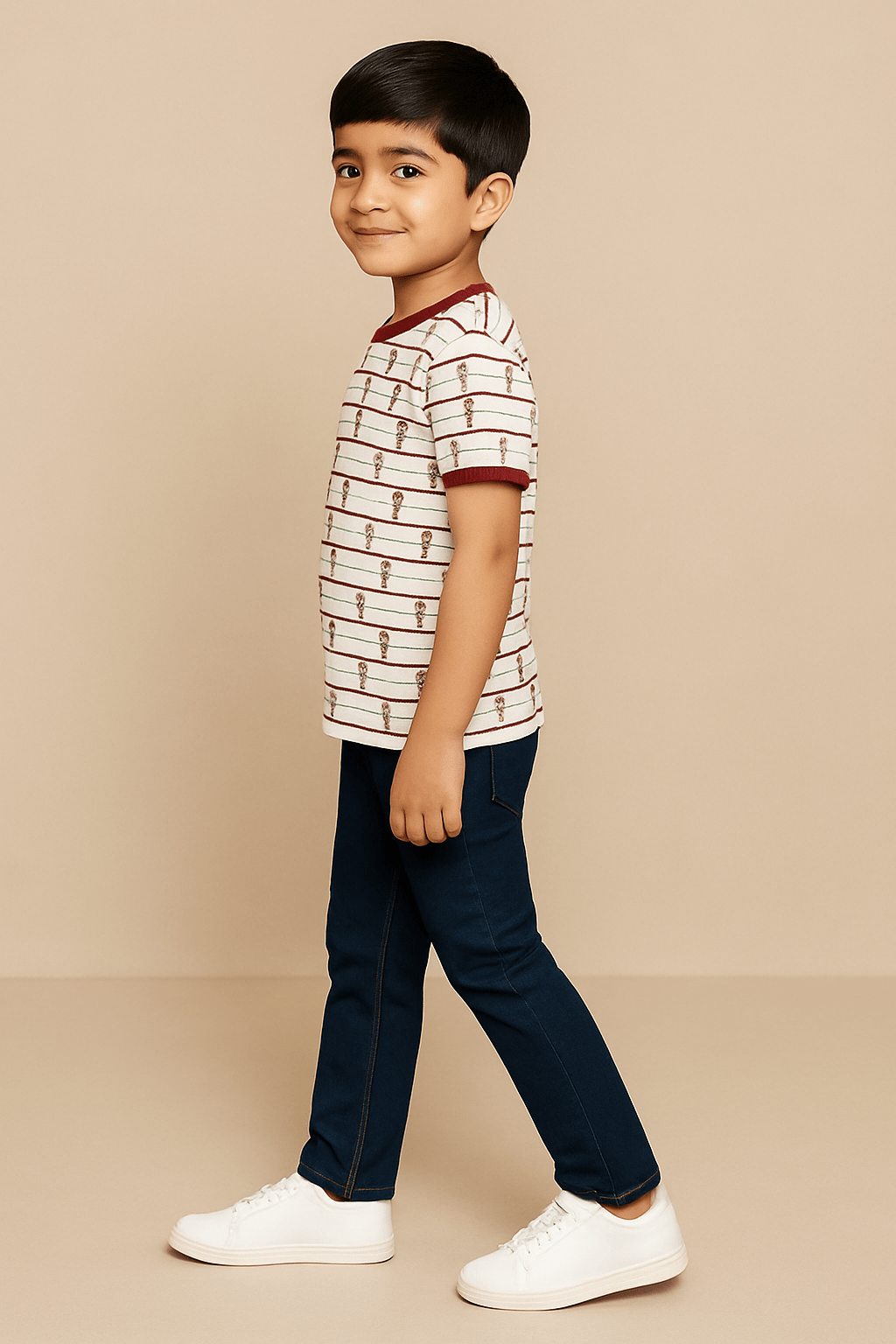 Baus Reindeer Printed T-shirt