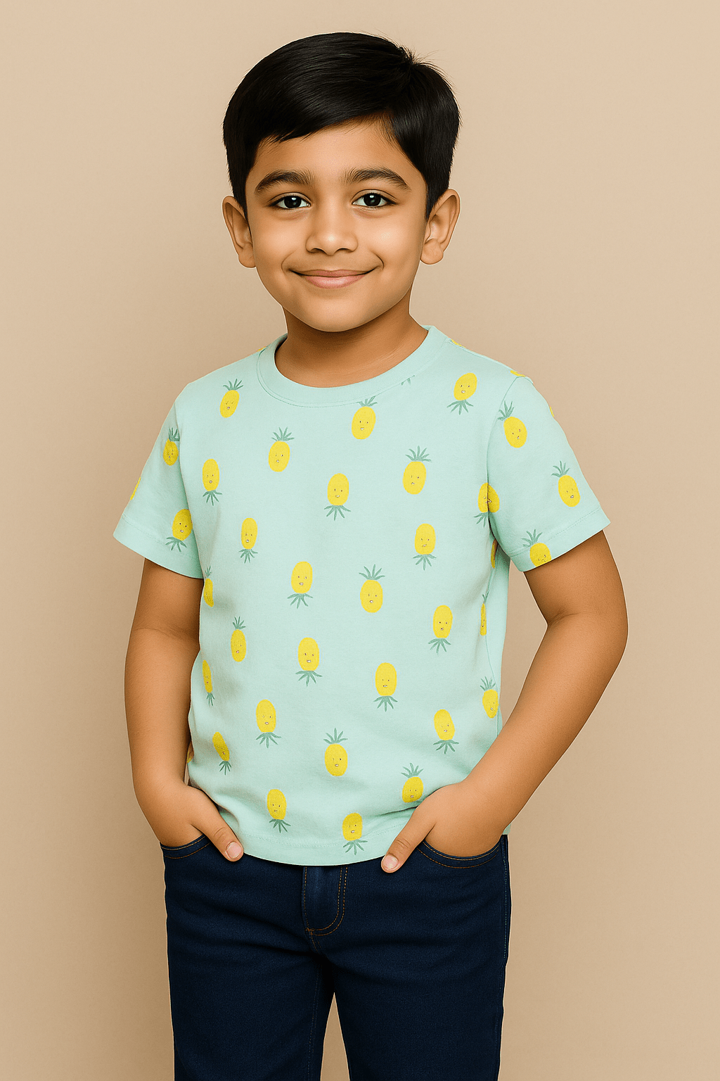 Baus Pineapple Printed T-shirt