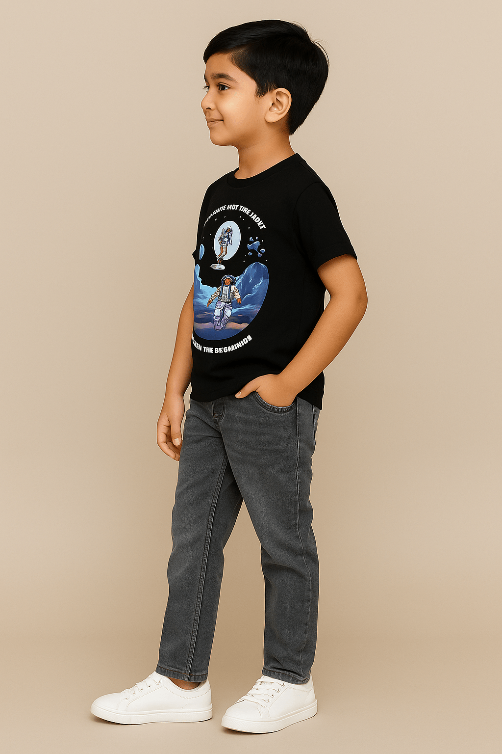 Baus Black Astronaut printed T-shirt