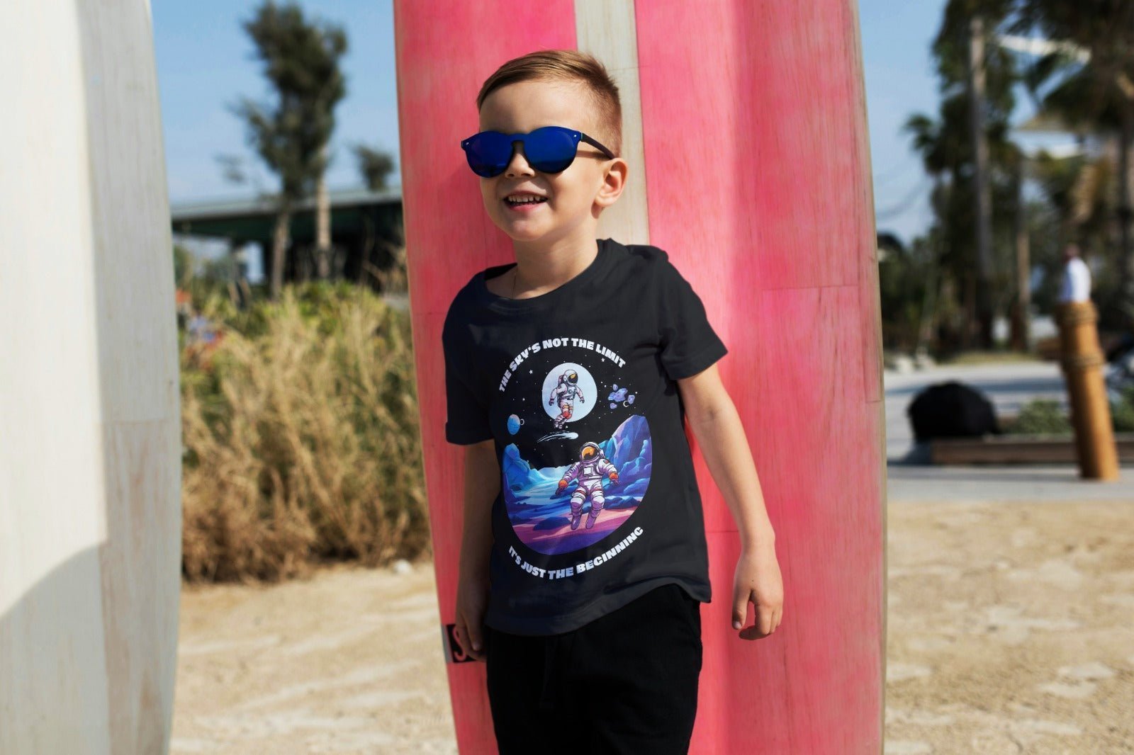 Baus Black Astronaut printed T-shirt - BAUS Brands