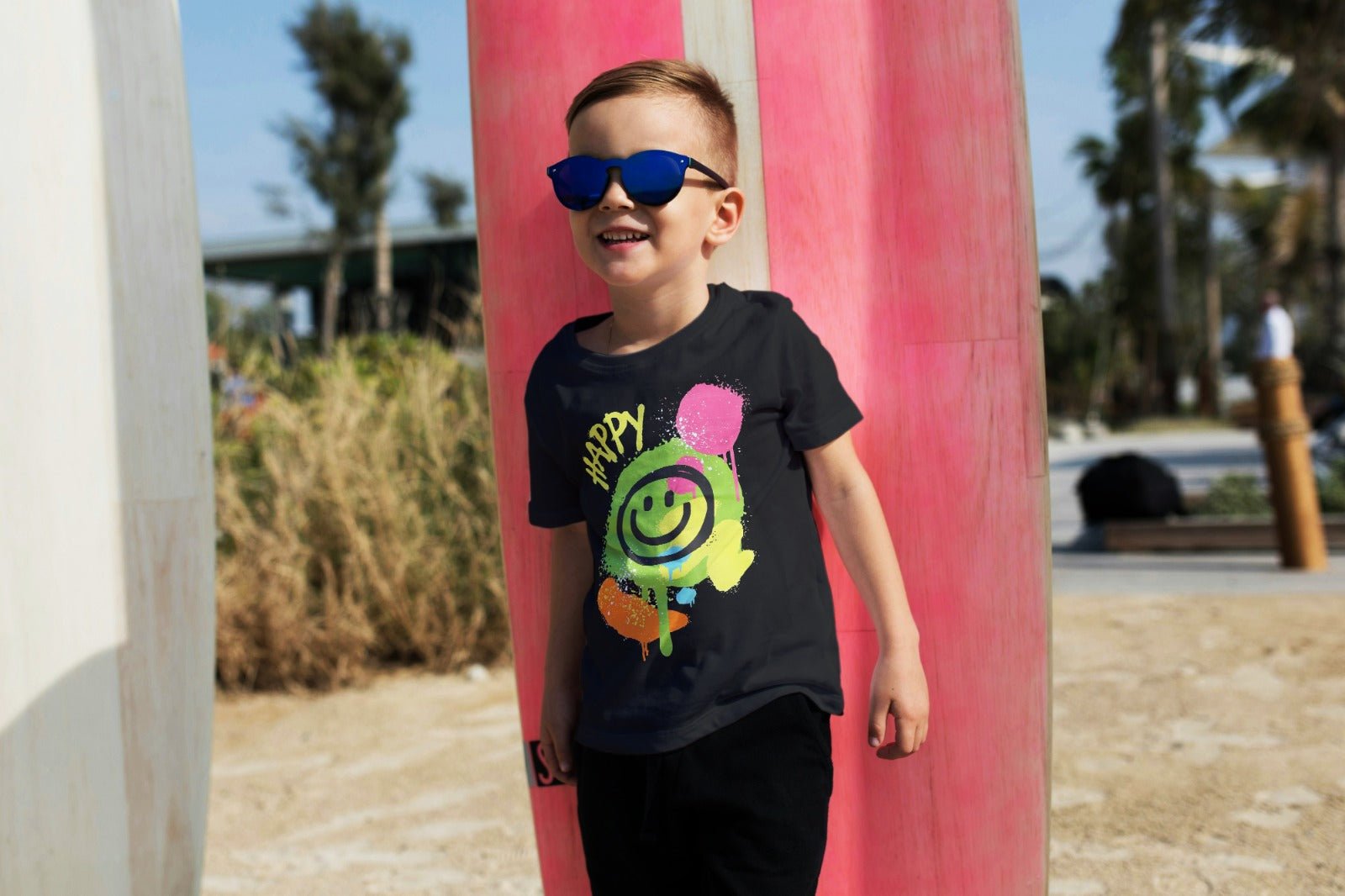 Baus Happy Emoji Printed T-shirt - BAUS Brands