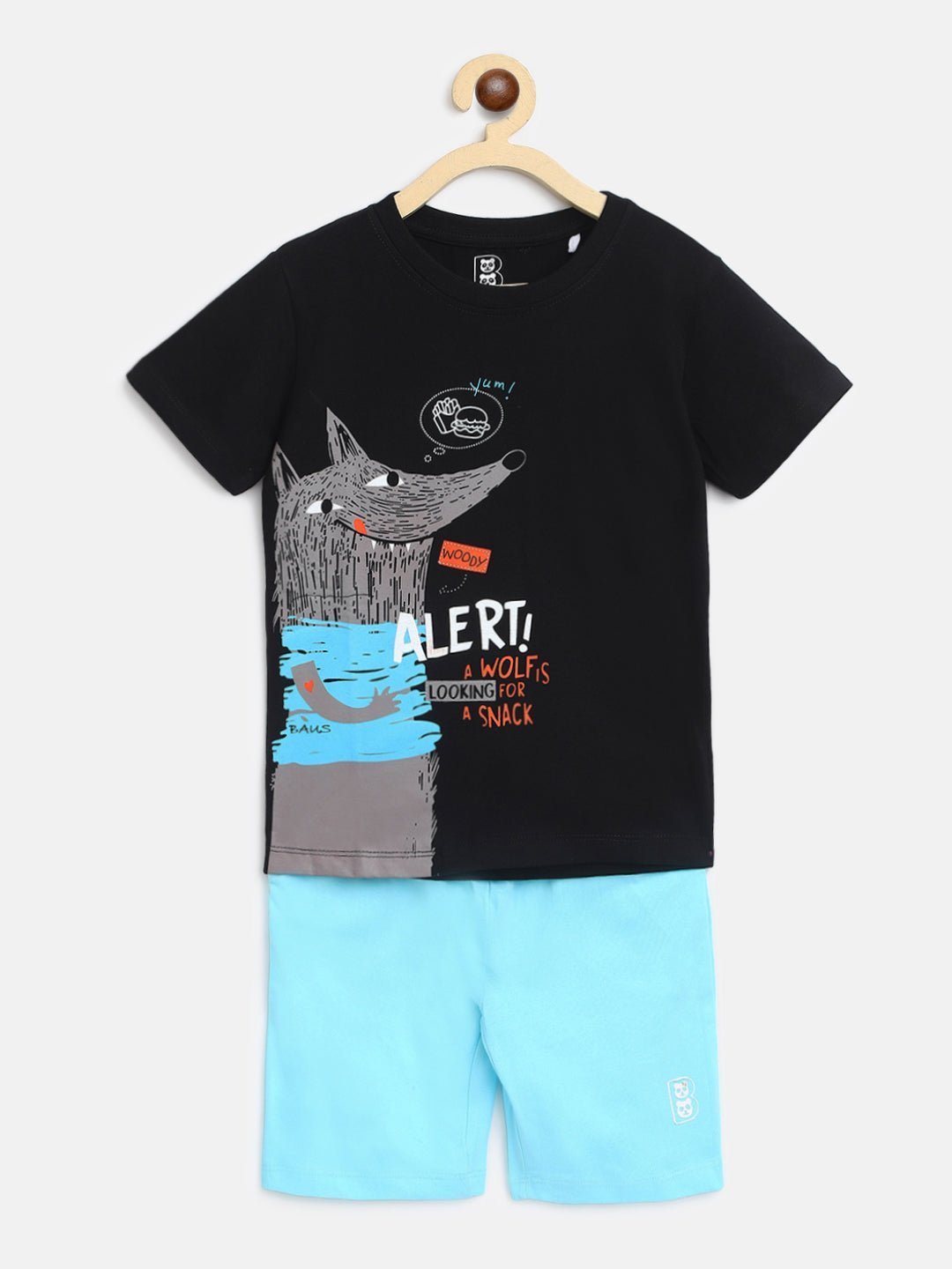 Baus Wolf Print Clothing Set - BAUS Brands