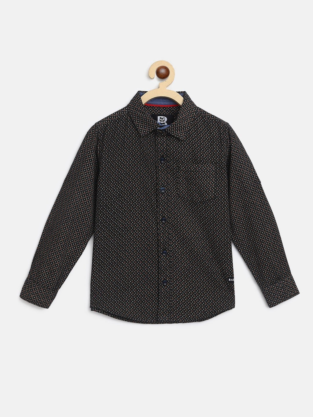 Baus Black Printed Shirt - BAUS Brands