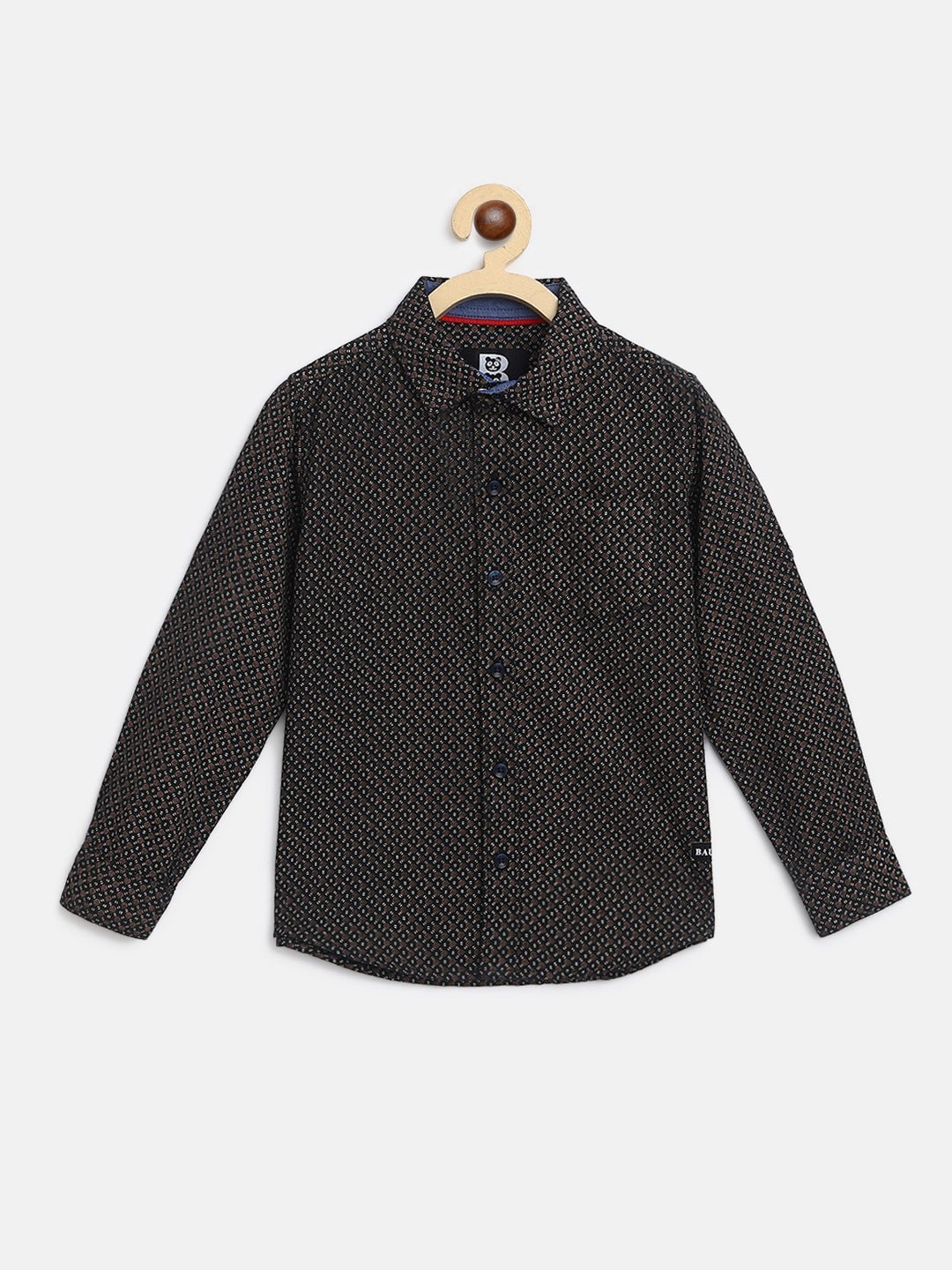 Baus Black Printed Shirt - BAUS Brands