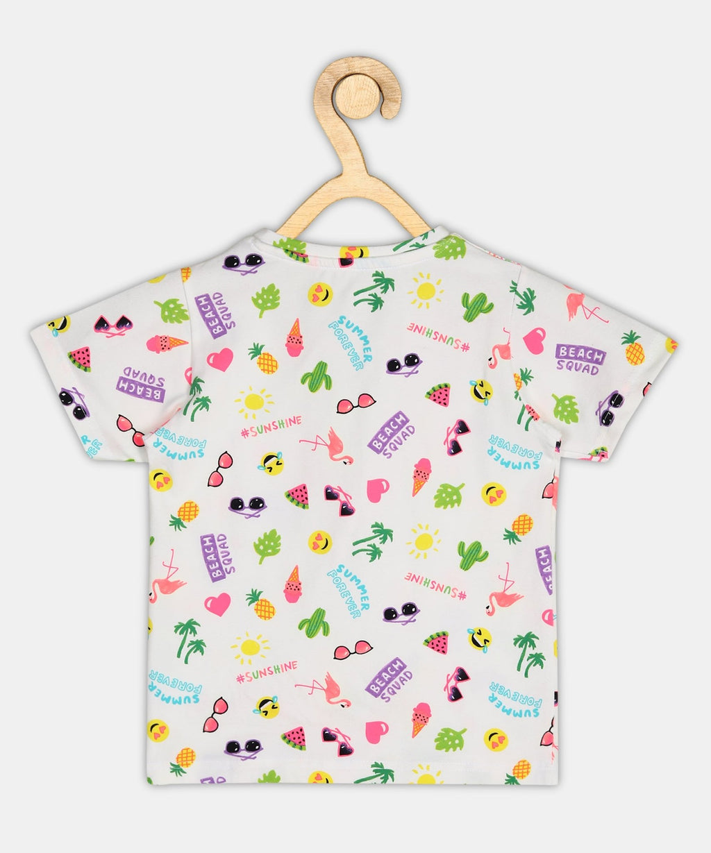 Baus Lycra Cotton Summer Vibes T-shirt - BAUS Brands