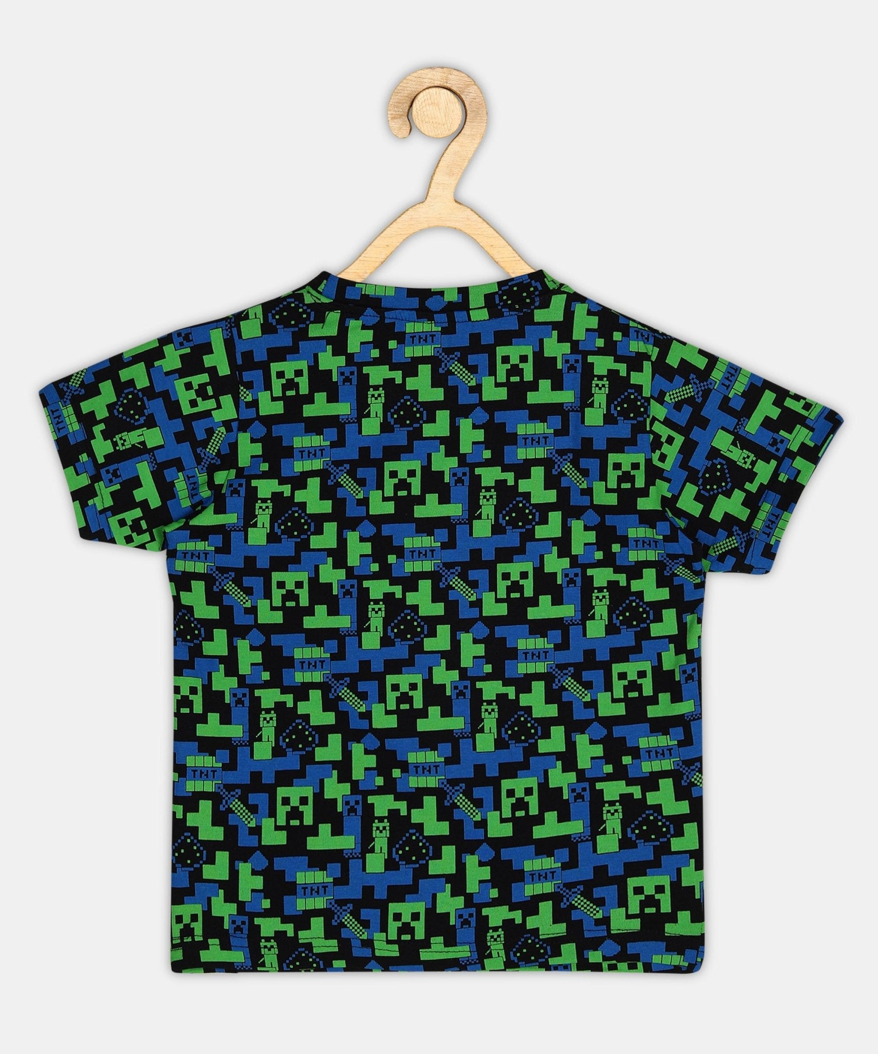 Baus Abstract Green & Blue print T-shirt - BAUS Brands