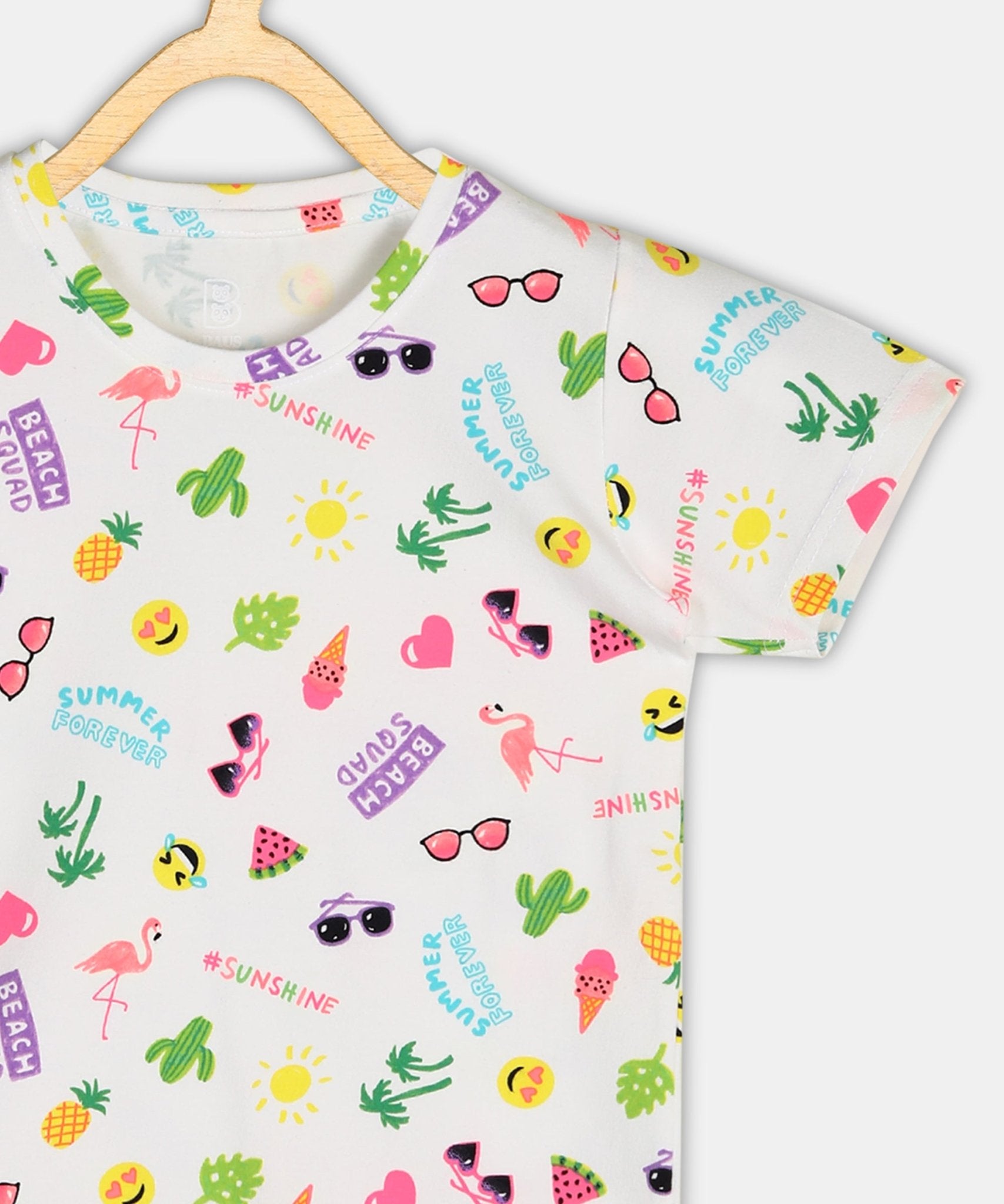 Baus Lycra Cotton Summer Vibes T-shirt - BAUS Brands