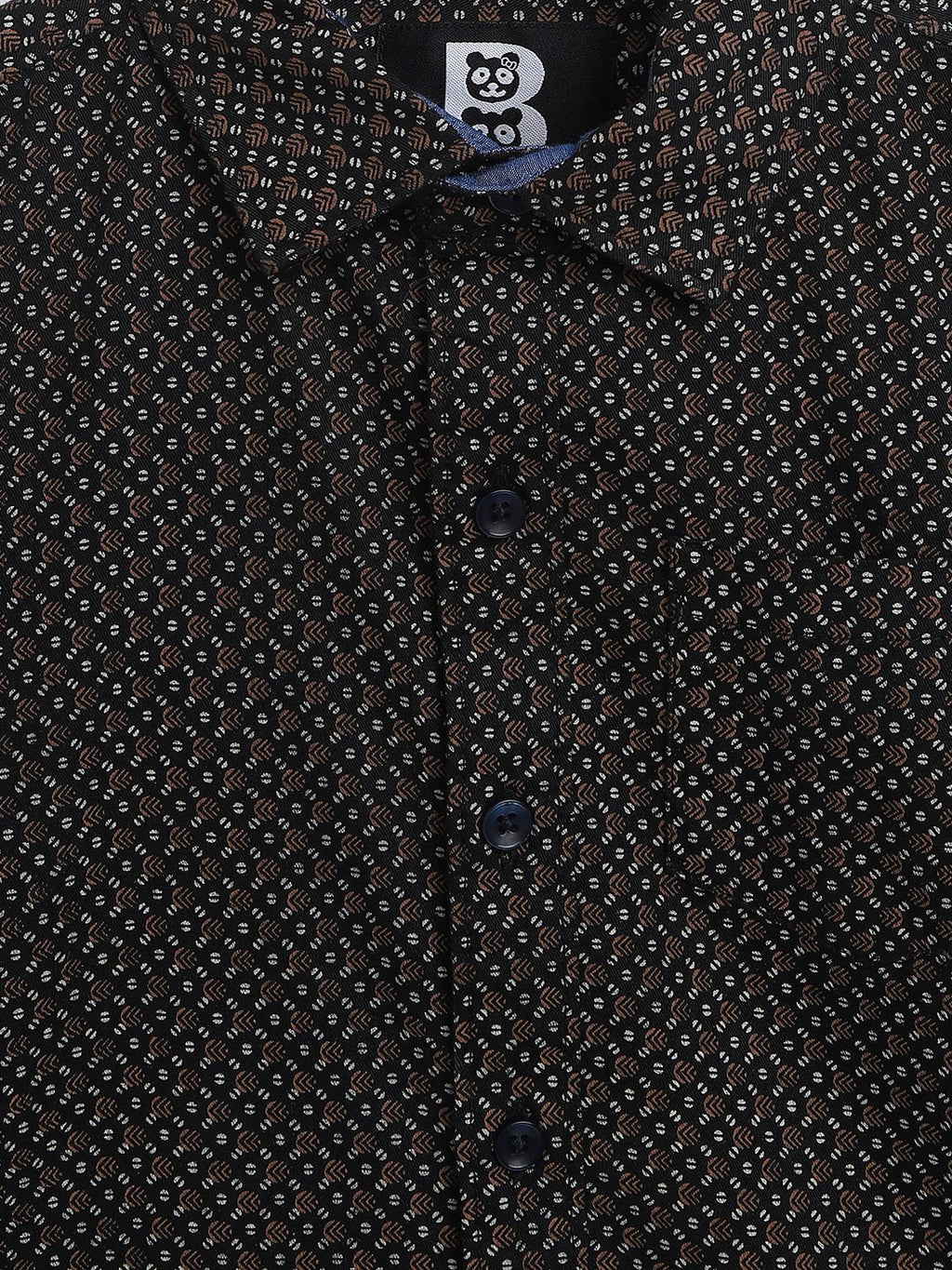 Baus Black Printed Shirt - BAUS Brands