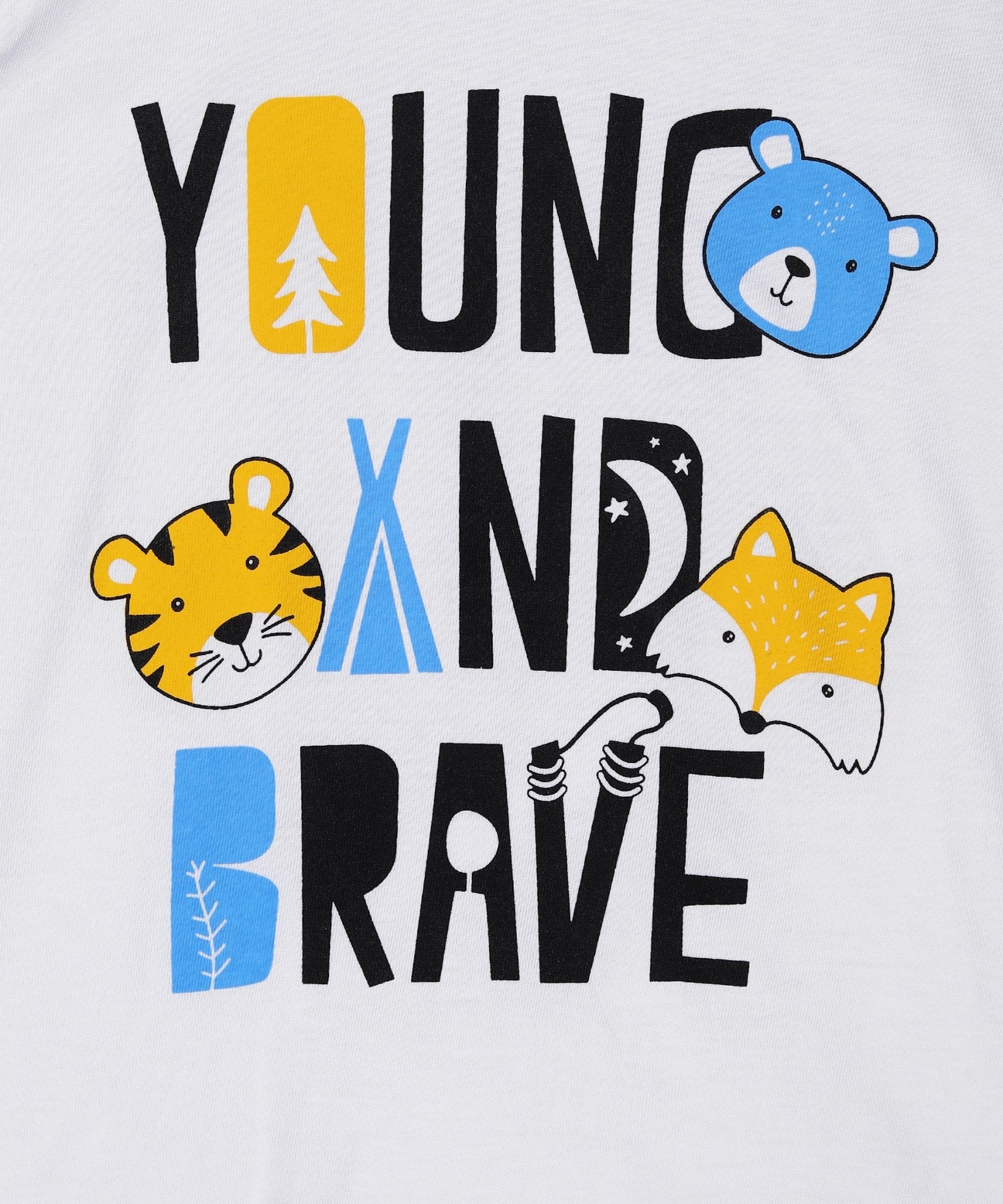 Baus Young and Brave Print T-shirt - BAUS Brands